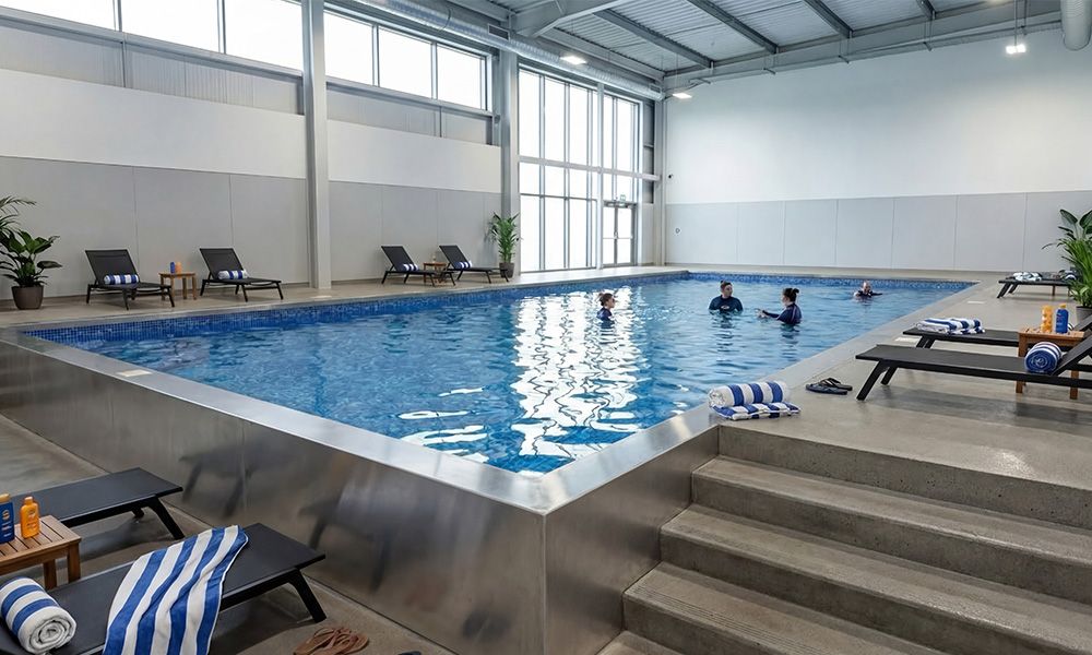 Architectural Silver Pool