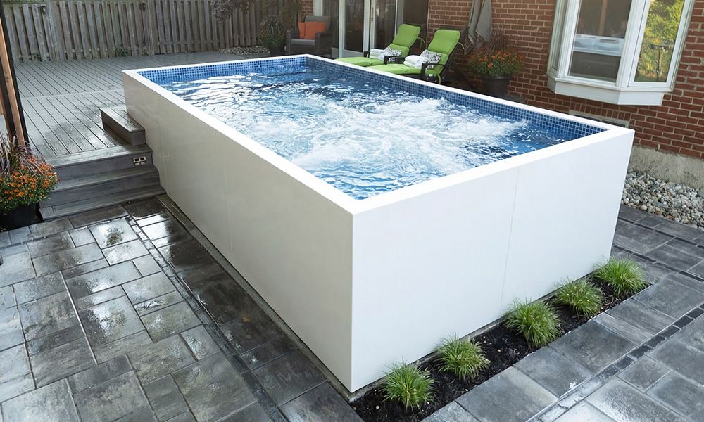 Ecopool Hot Tub Bubbles Above-Ground