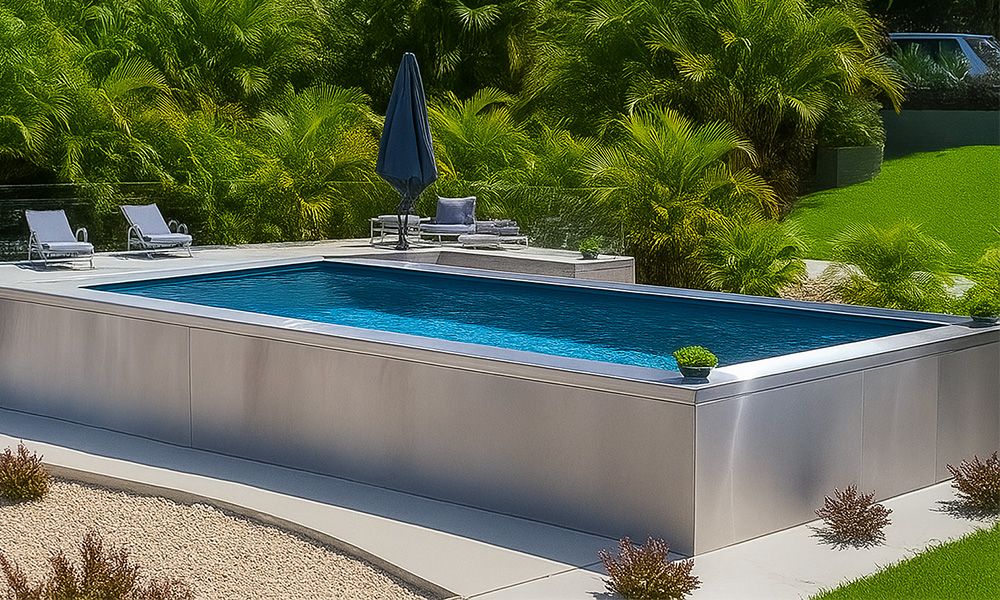Steel Pool Outdoors
