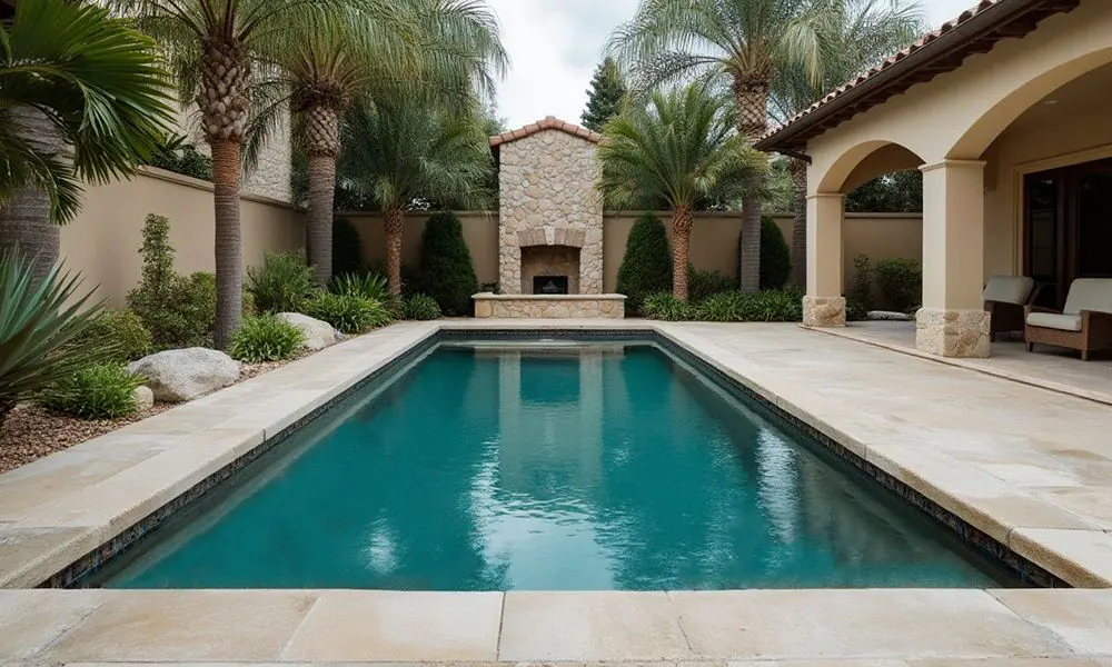 Traditional Concrete Swimming Pool