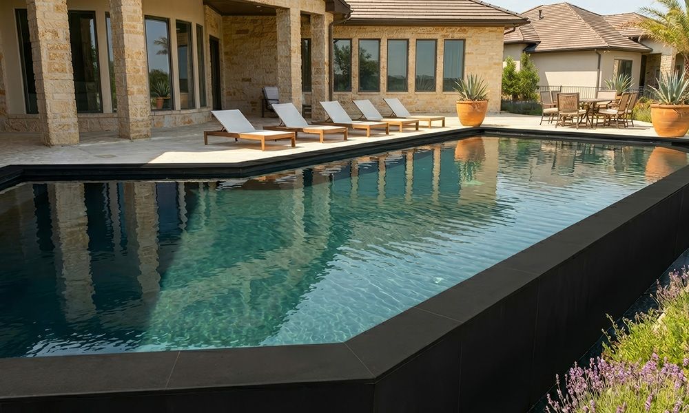 Unique Shape Architectural Pool