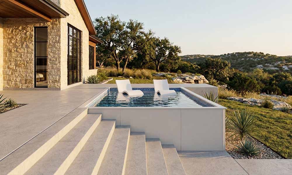 White S-Series Onground Steel Pool