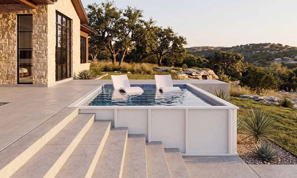 White S-Series Onground Steel Pool