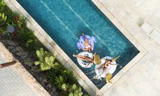 Women Swimming in Ecopool