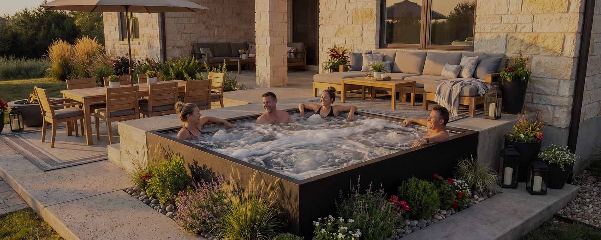 Ecopool Steel Hot Tub - Inground, Above-Ground, and Semi-Inground Options