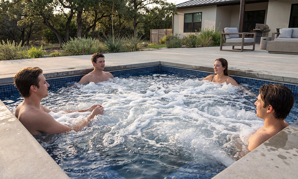 Full Inground Ecopool Hot Tub