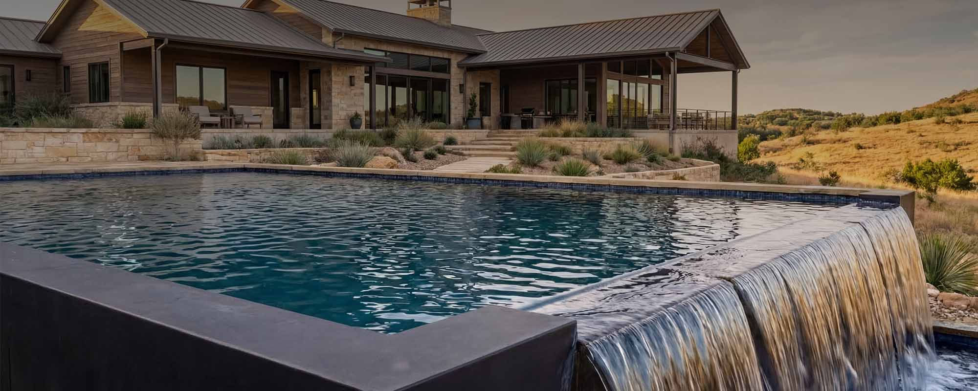 Ecopool Infinity Edge Swimming Pool