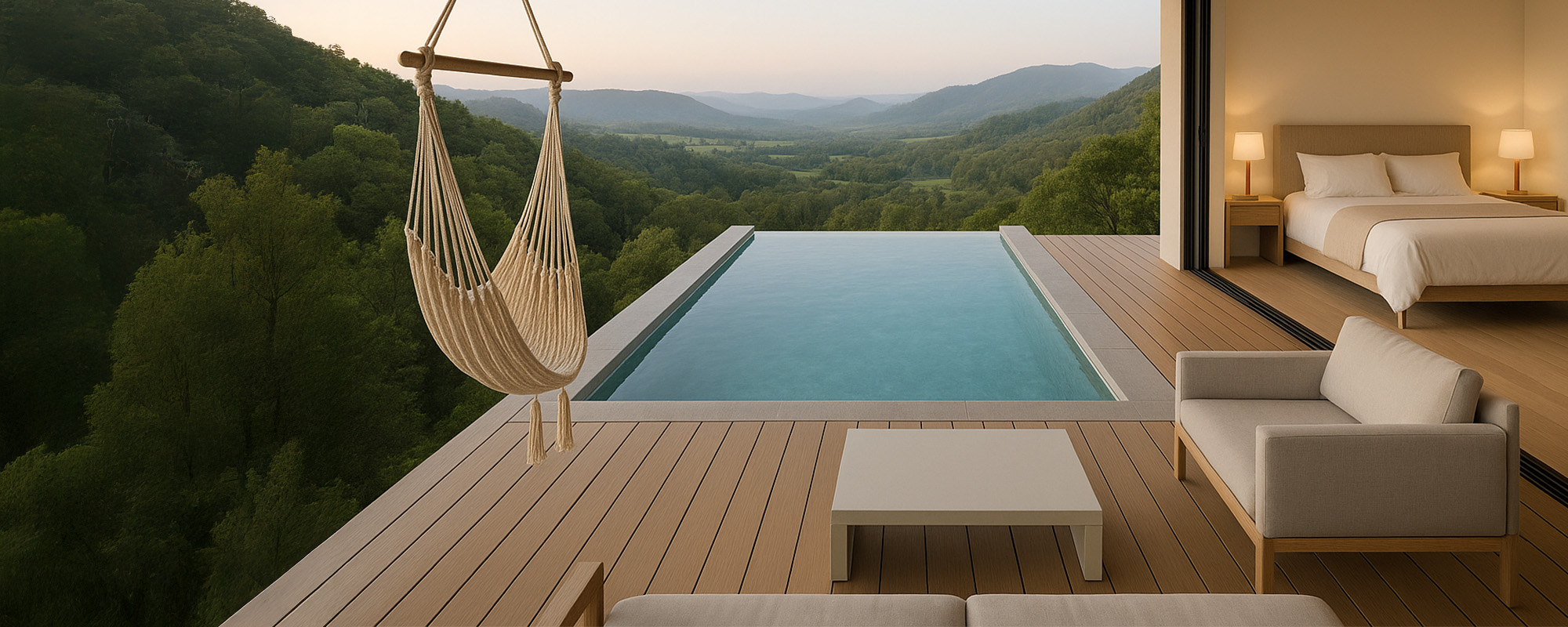 Ecopool Infinity Edge Swimming Pool