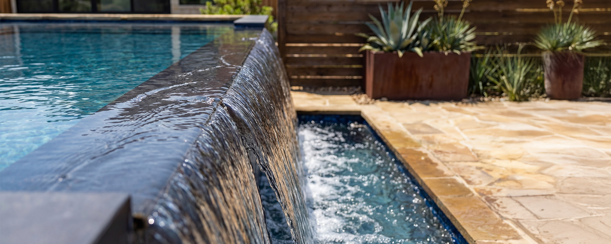 Ecopool Infinity Edge Swimming Pool