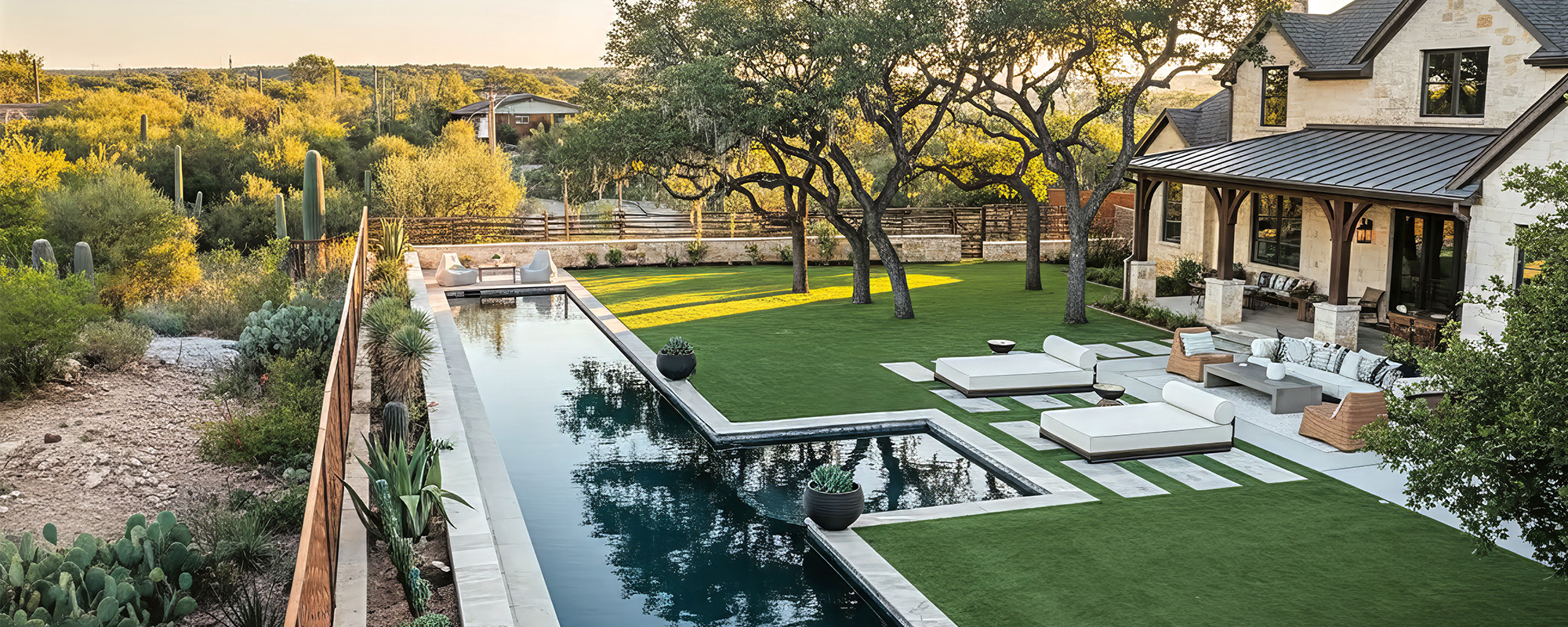 Inground T-shape S-Series pool design