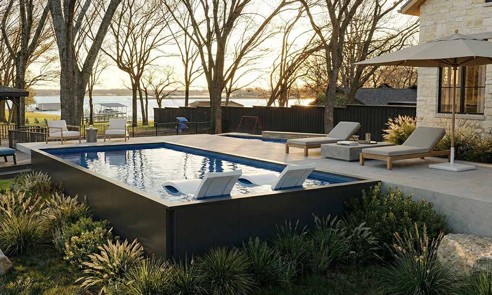 Steel above-ground pool