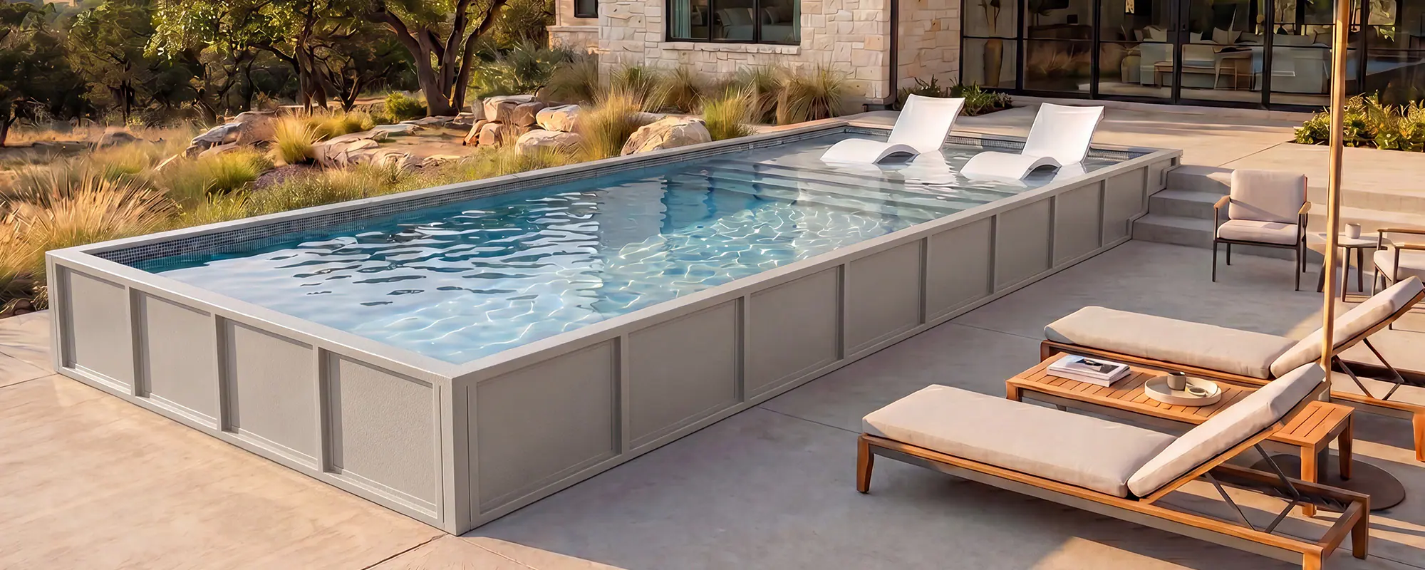 Ecopool S-Series Silver Onground Steel Pool