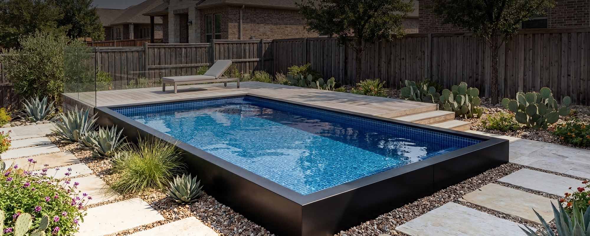 Semi Inground Swimming Pools by Ecopool