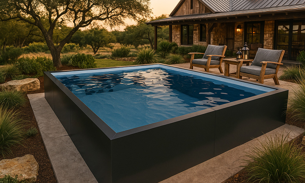 12 x 12 Rustic Texas Pool