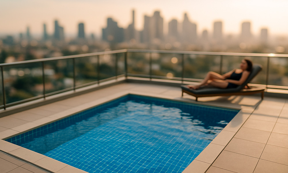 12 x 16 Rooftop Pool