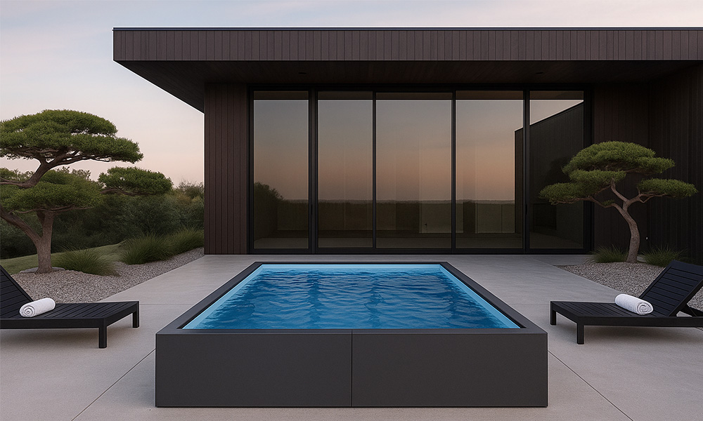 16 x 24 Zen Minimalist Pool