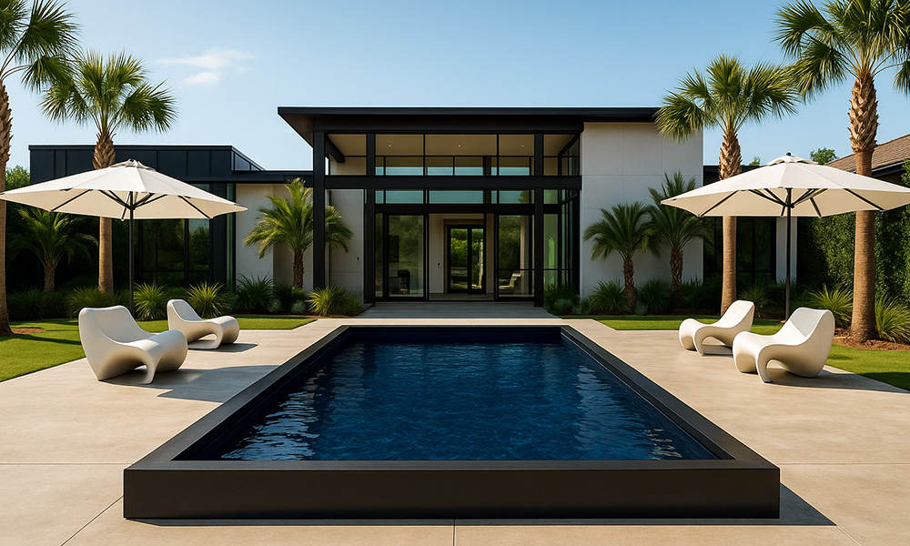 16 x 32 Modern Zen Pool