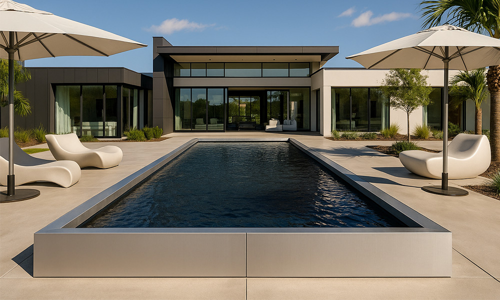 16 x 32 Steel Swimming Pool
