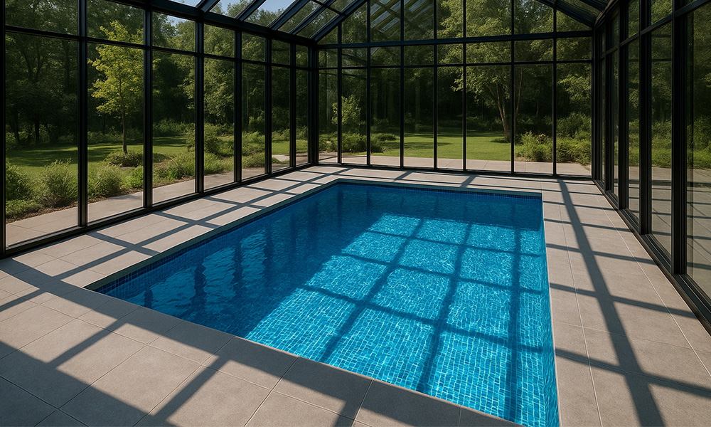 16 x 36 Enclosed Pool