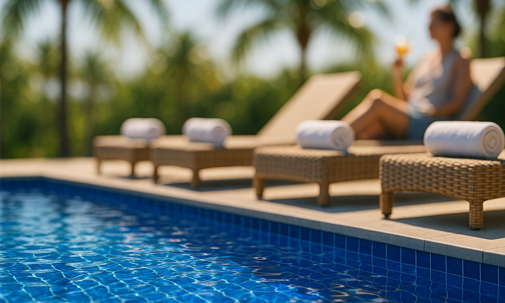 16 x 40 Blue Tile Pool