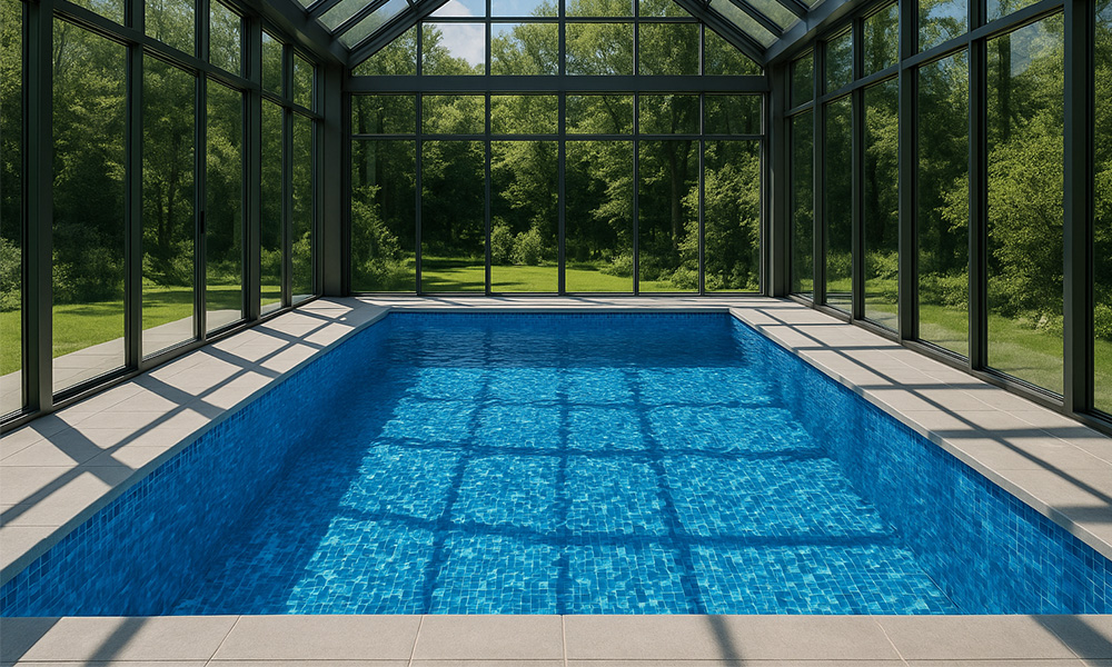 16 x 40 Enclosed Pool
