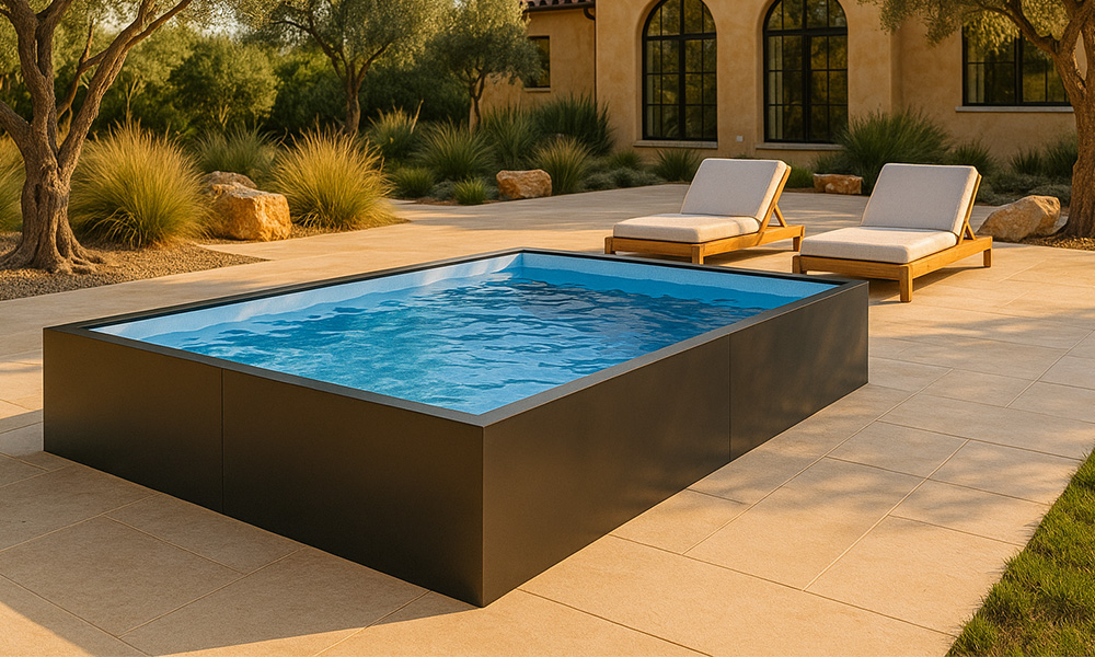 8 x 12 Modern Desert Arizona Pool