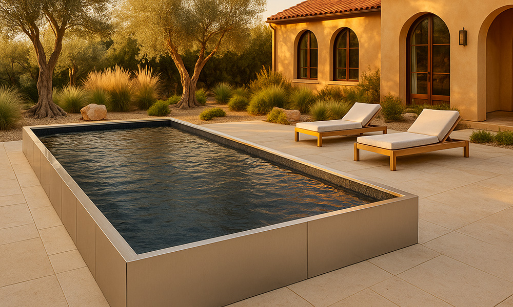 8 x 16 Modern Texas Pool