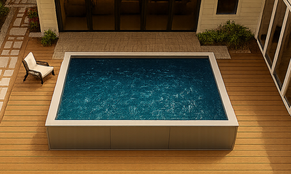 8 x 16 Steel Swimming Pool
