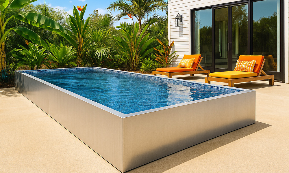 8 x 16 Tropical Pool