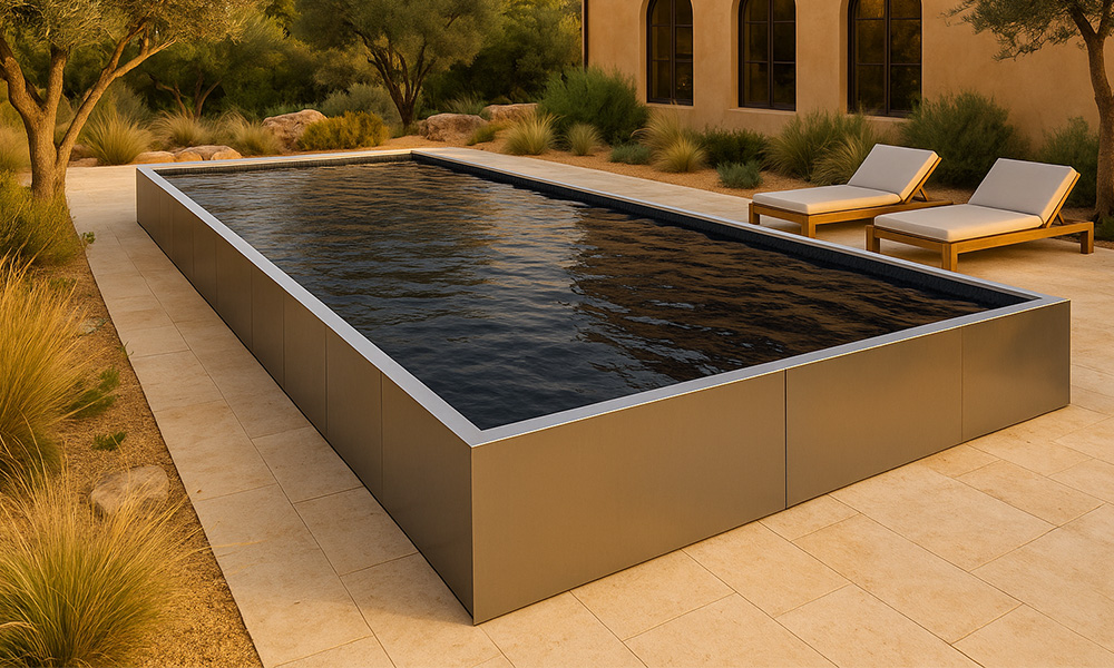 8 x 20 Modern Texas Pool
