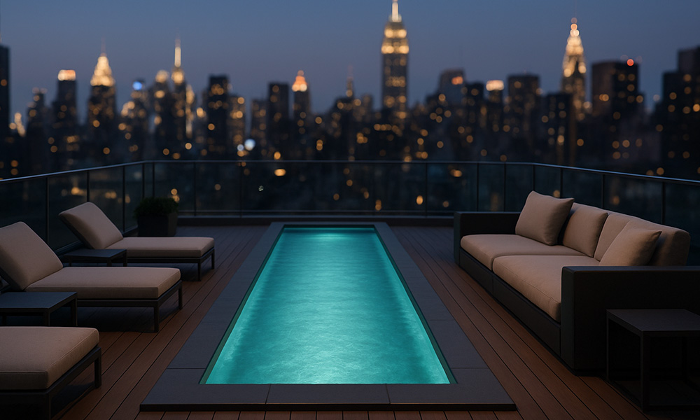 8 x 28 Rooftop Pool