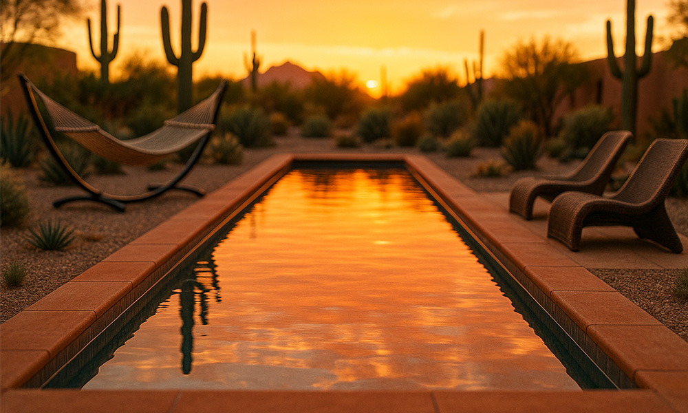 8 x 32 Desert Sunset Pool