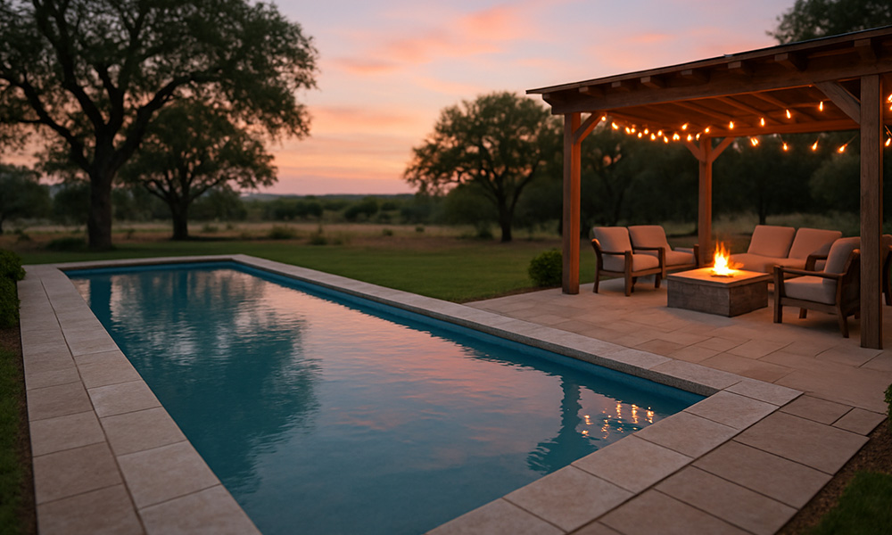 8 x 32 Sunset Texas Pool