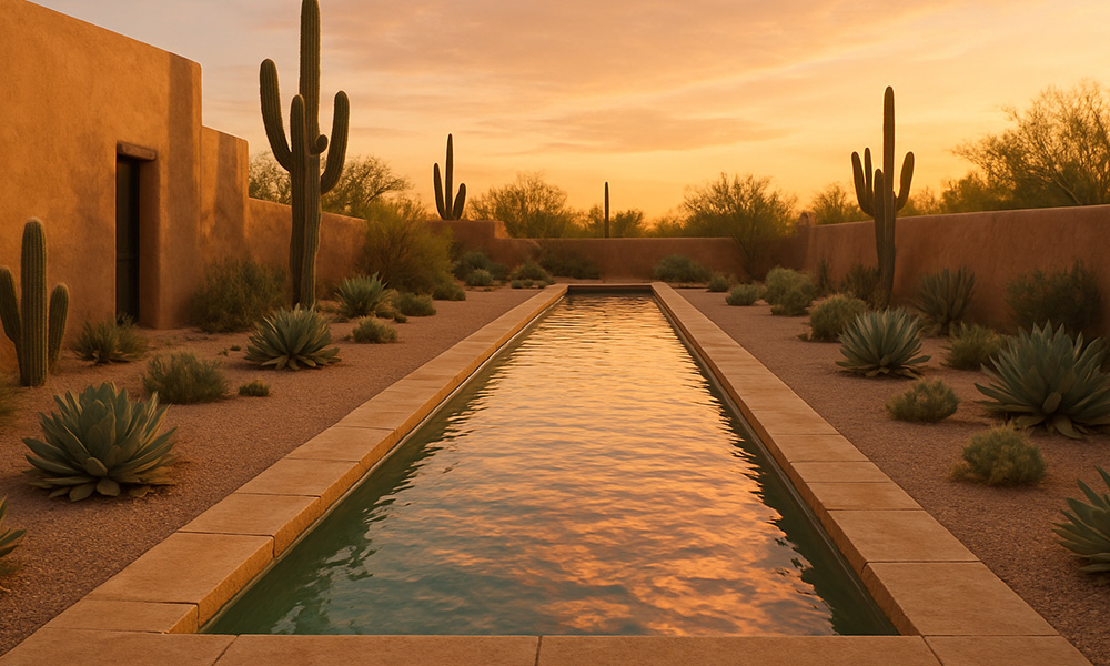 8 x 40 Desert Pool