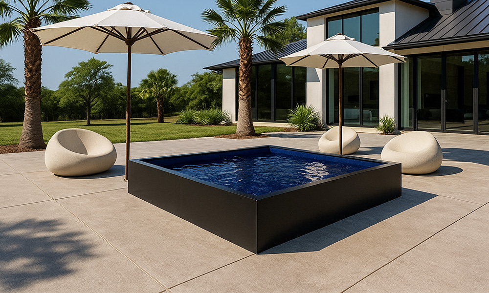 8 x 8 Modern Arch Pool