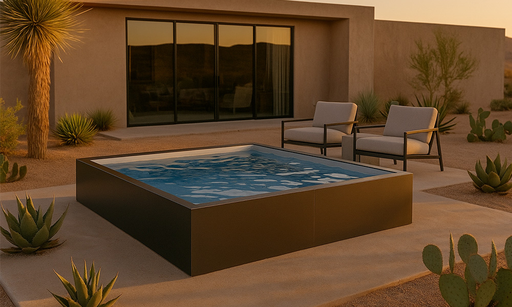 8 x 8 Modern Desert Arizona Pool