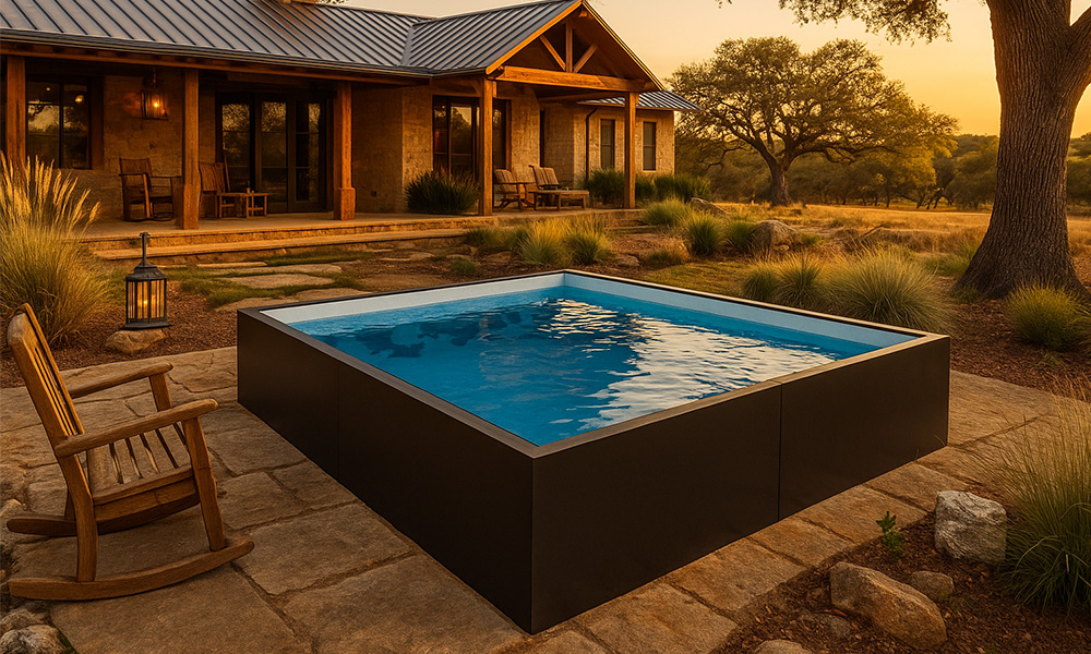 8 x 8 Rustic Texas Pool