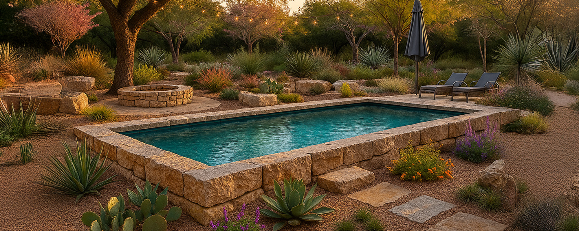 Ecopool Steel ArchitecturalSwimming Pool in Texas