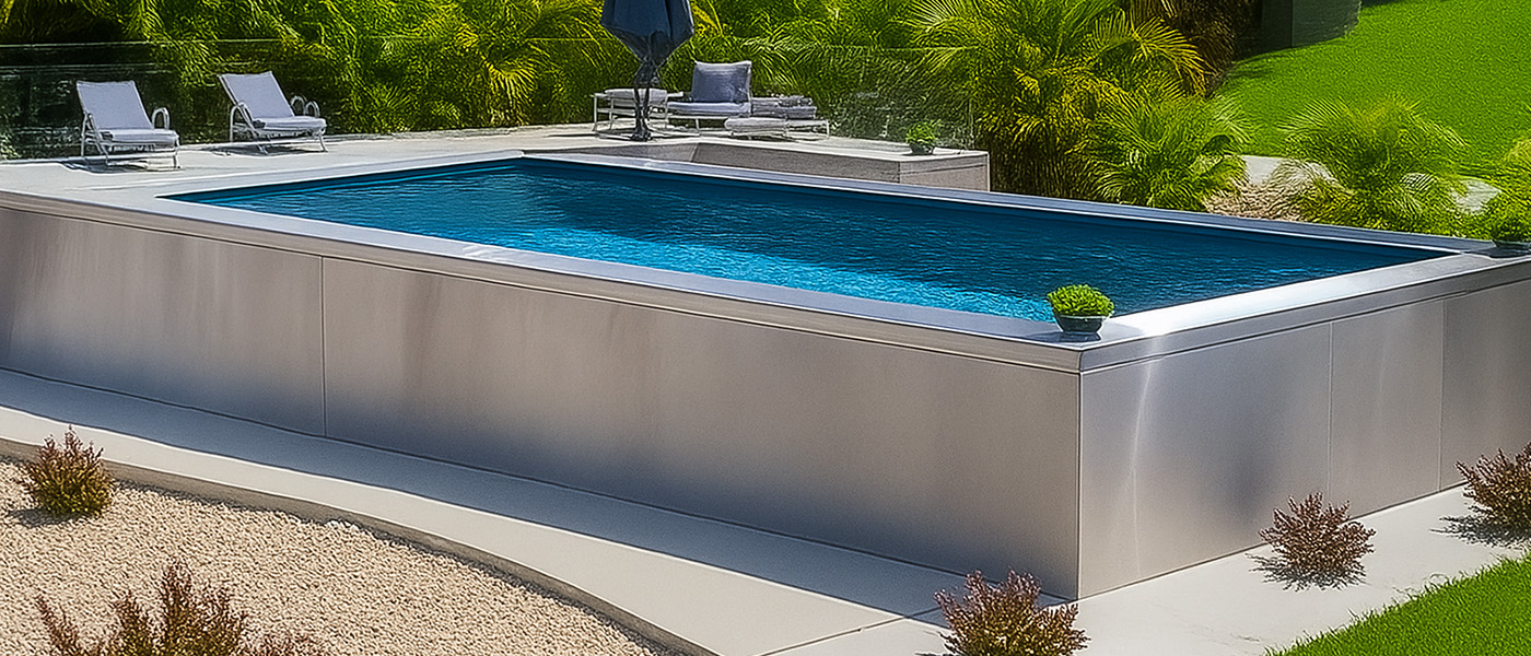 Engineered tubular steel pool structure