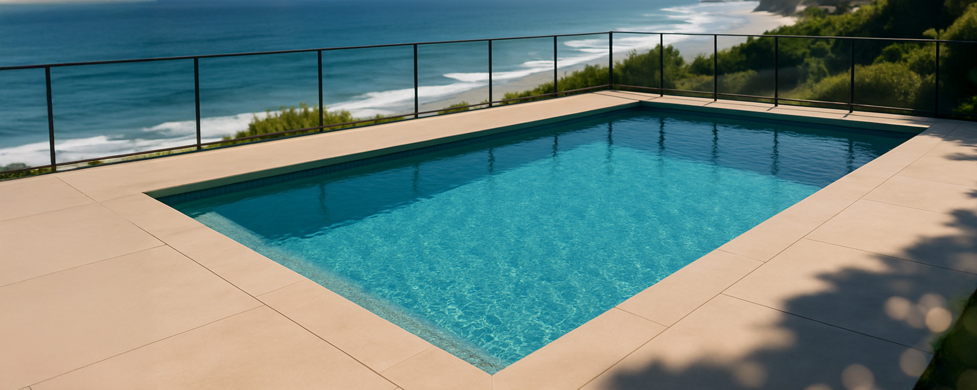 Ecopool Steel Pool Beach