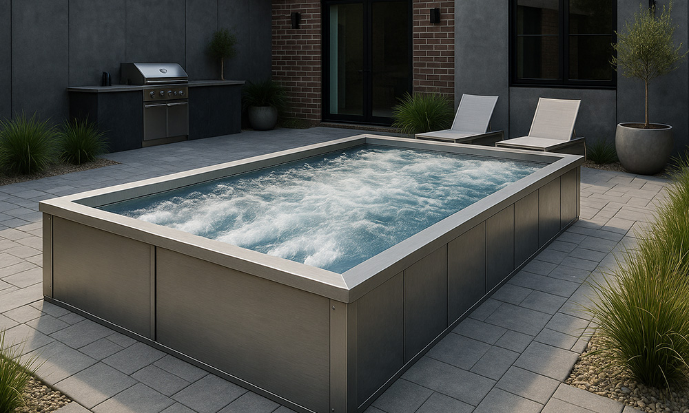 Luxurious Outdoor Swim Spa