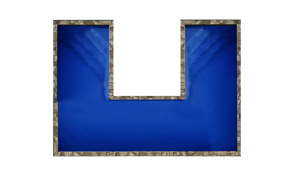 U-Shape Ecopool Container Swimming Pool
