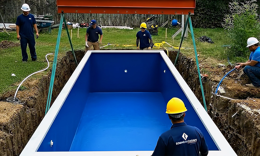 Modern Ecopool Installation